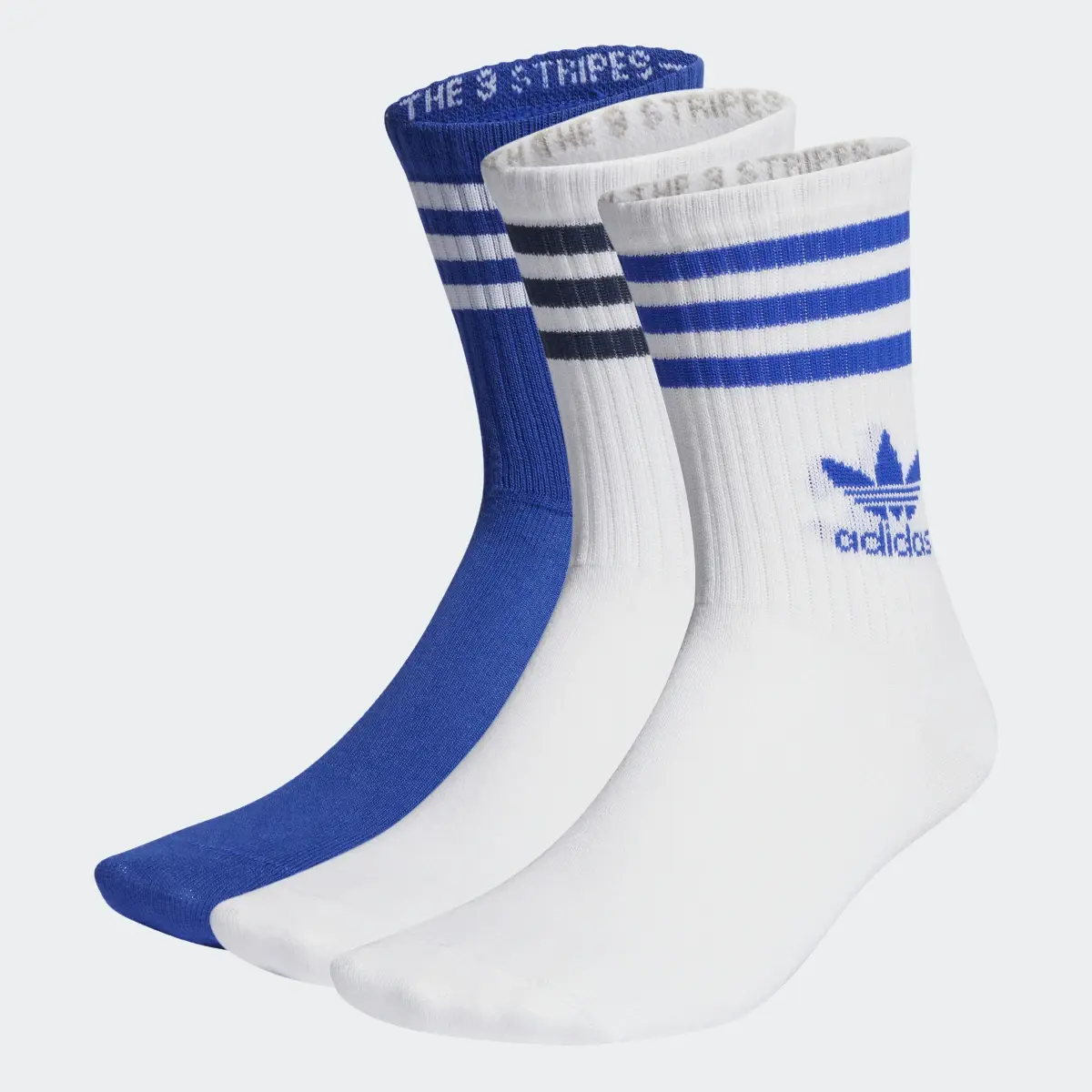 Adidas Mid Cut Crew Socks 3 Pairs. 1