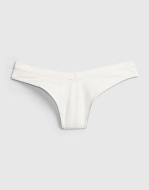 Low Rise Thong white