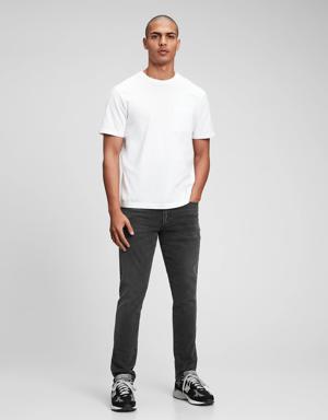 365Temp Performance Skinny Jeans in GapFlex with Washwell black