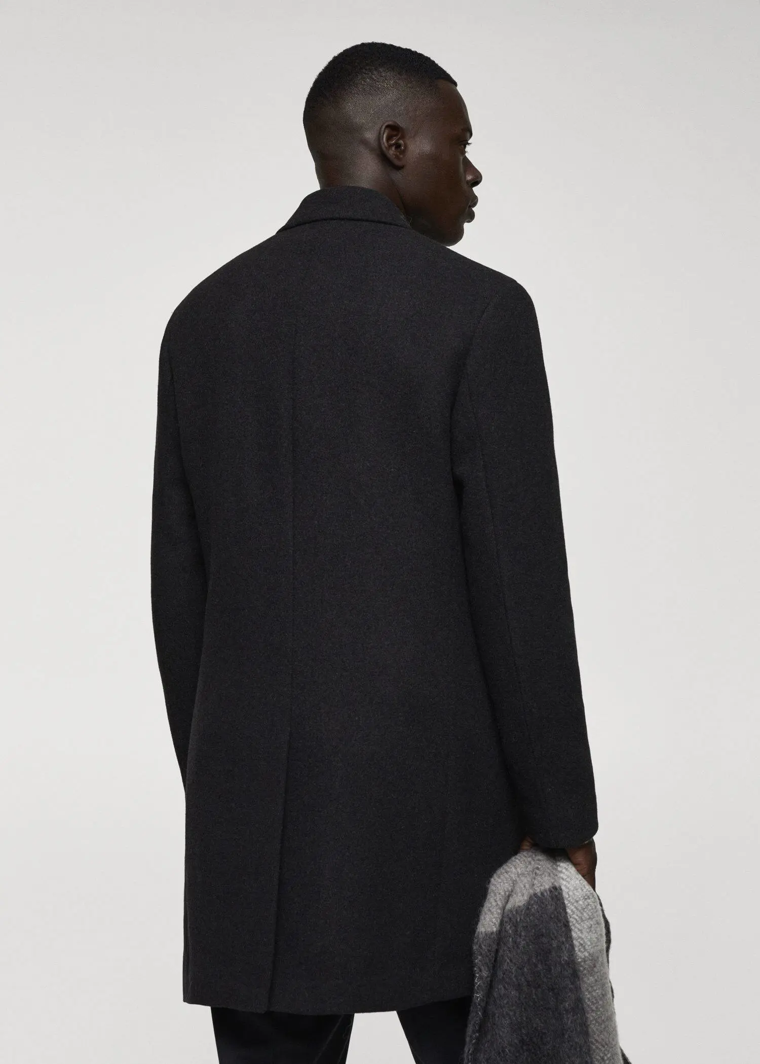 Mango Lightweight recycled wool coat . 3