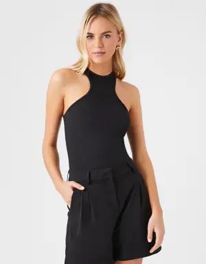 Forever 21 Pleated High Rise Shorts Black