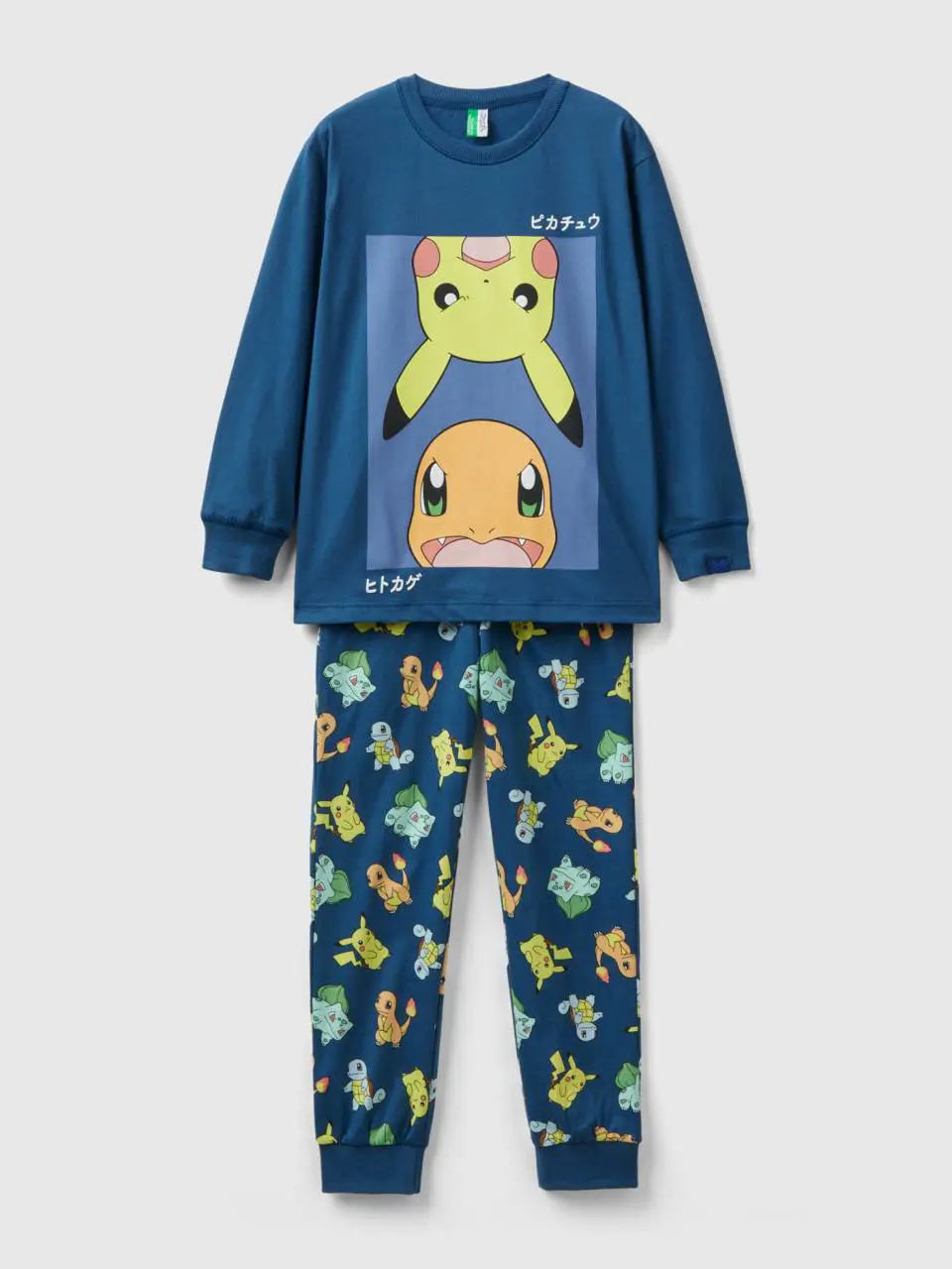 Benetton warm pyjamas with pokémon print. 1