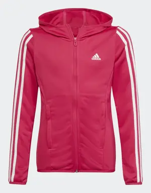 Adidas Designed To Move 3-Stripes Full-Zip Hoodie