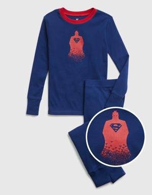 Kids &#124 DC&#153 Superman 100% Organic Cotton Graphic PJ Set blue