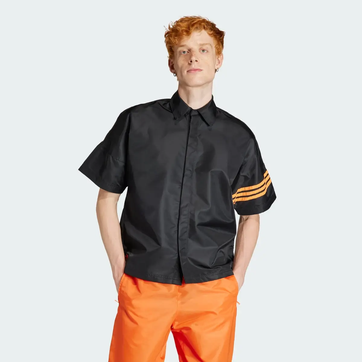 Adidas Neuclassics+ Short Sleeve Overshirt. 2