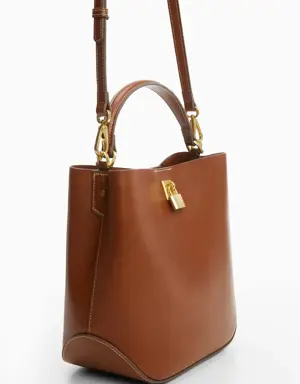 Shopper bag with padlock