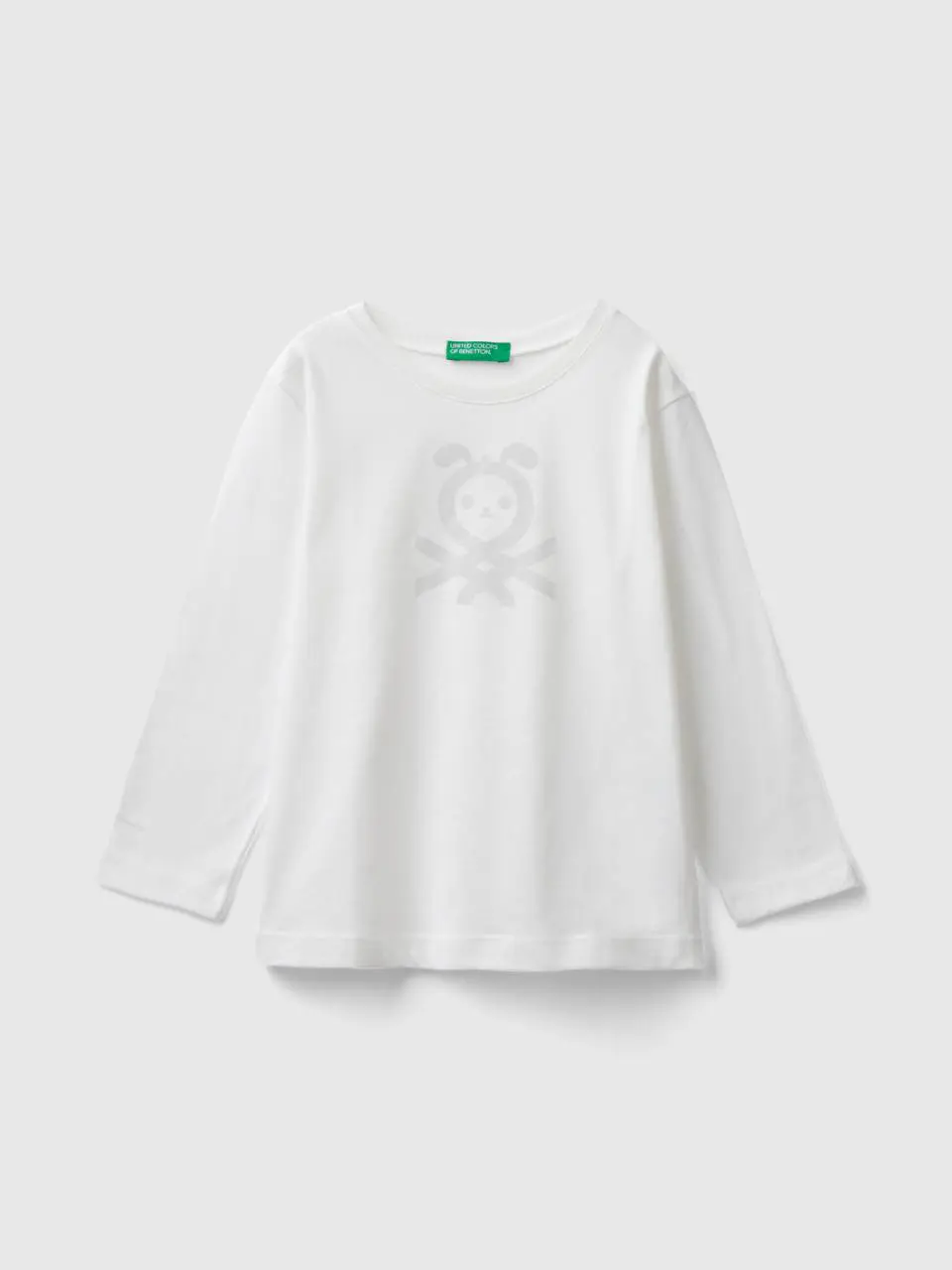 Benetton long sleeve t-shirt with logo. 1