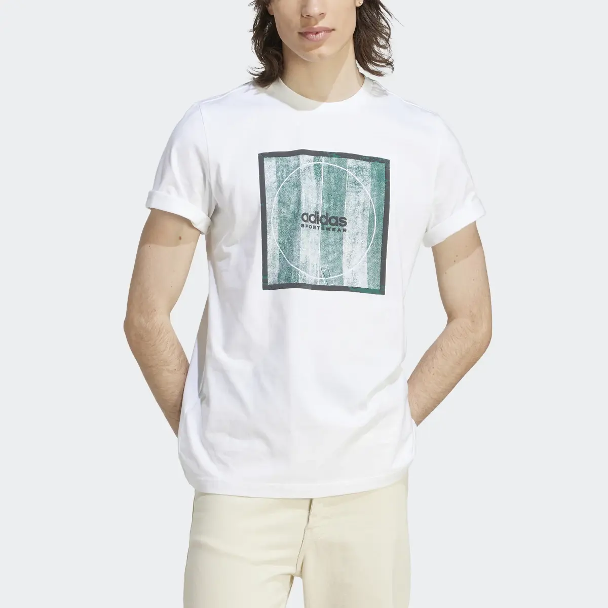 Adidas T-shirt graphique Tiro Box. 1