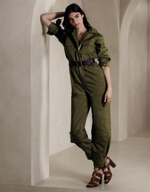Paola Utility Jumpsuit green