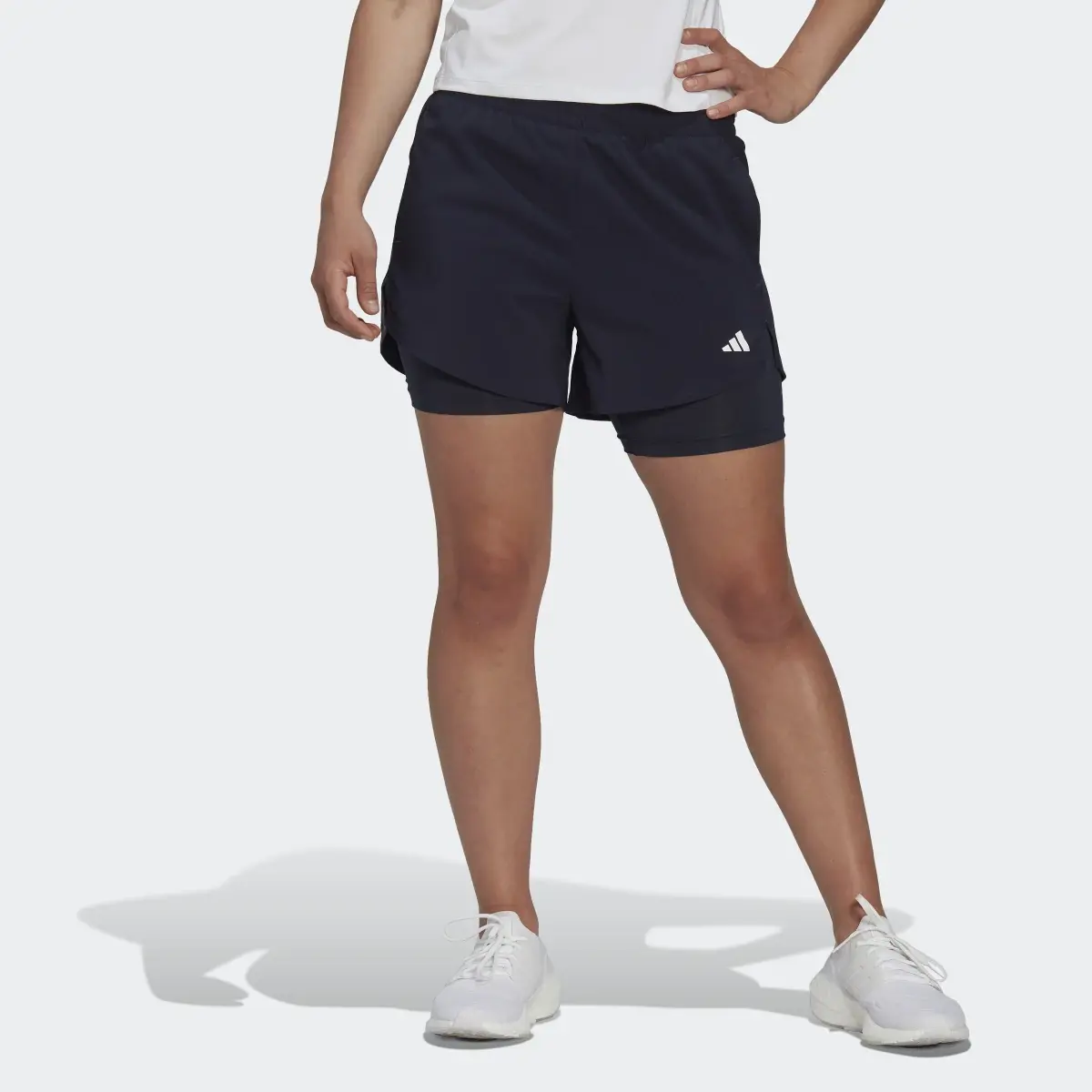 Adidas Shorts AEROREADY 2 en 1. 1