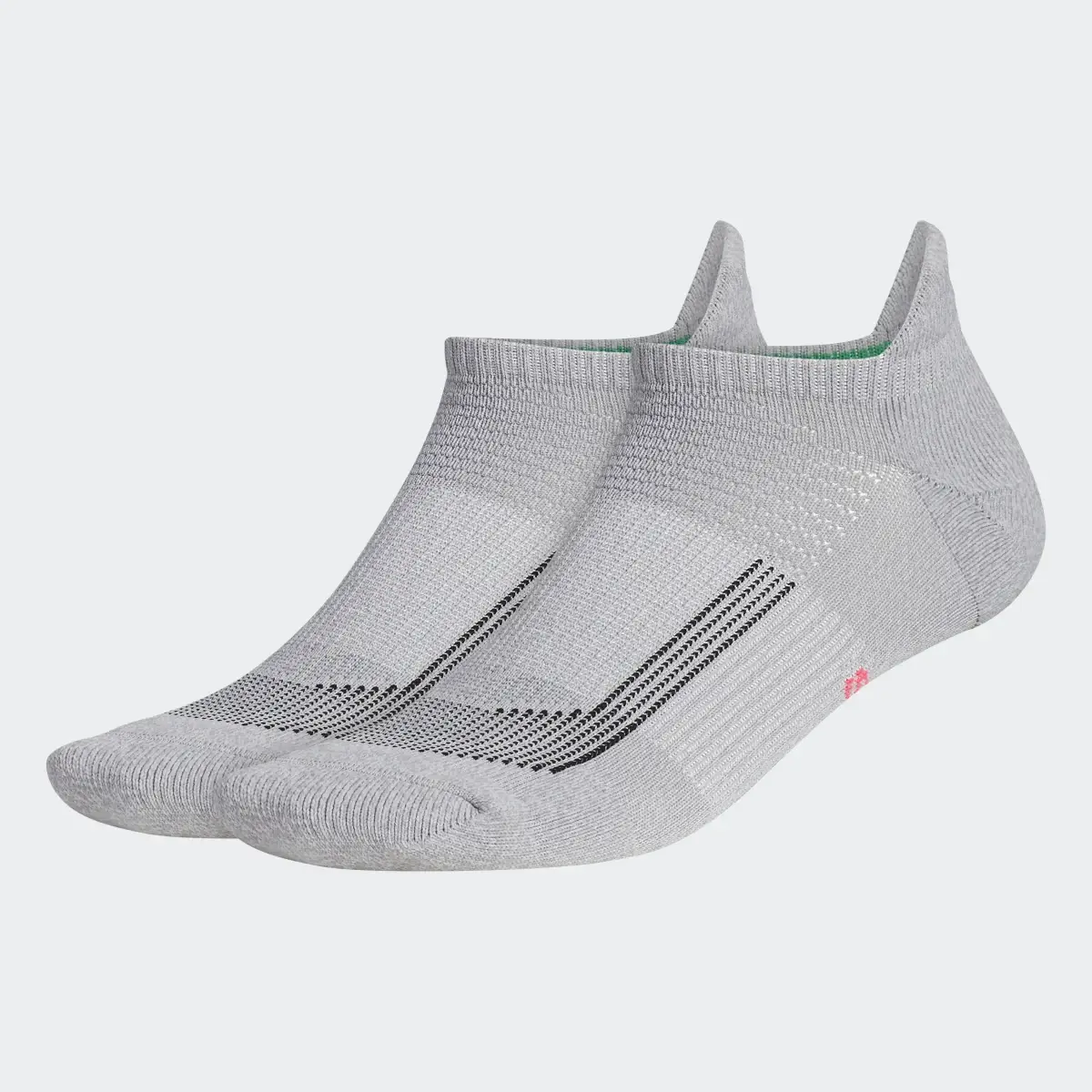 Adidas Running Superlite Tabbed No-Show Socks 2 Pairs. 2