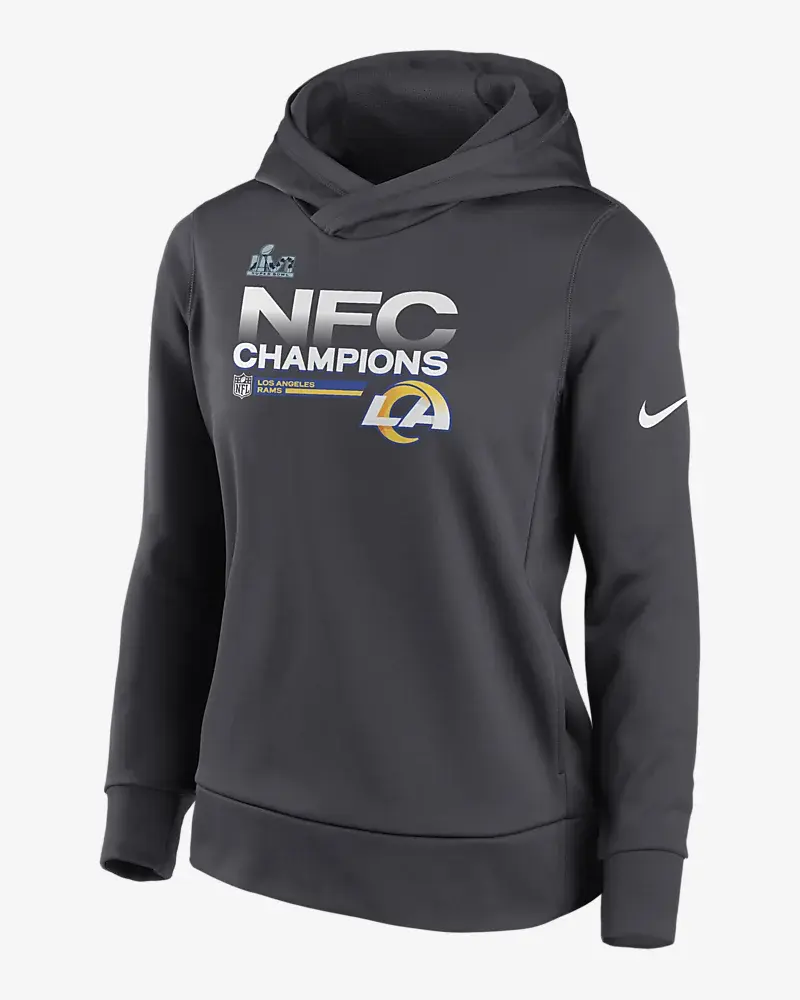 Nike Therma 2021 NFC Champions Trophy Collection (NFL Los Angeles Rams). 1