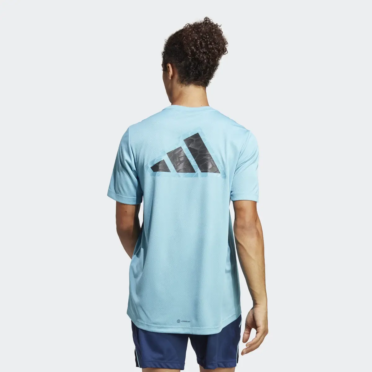 Adidas Workout Base Logo T-Shirt. 3