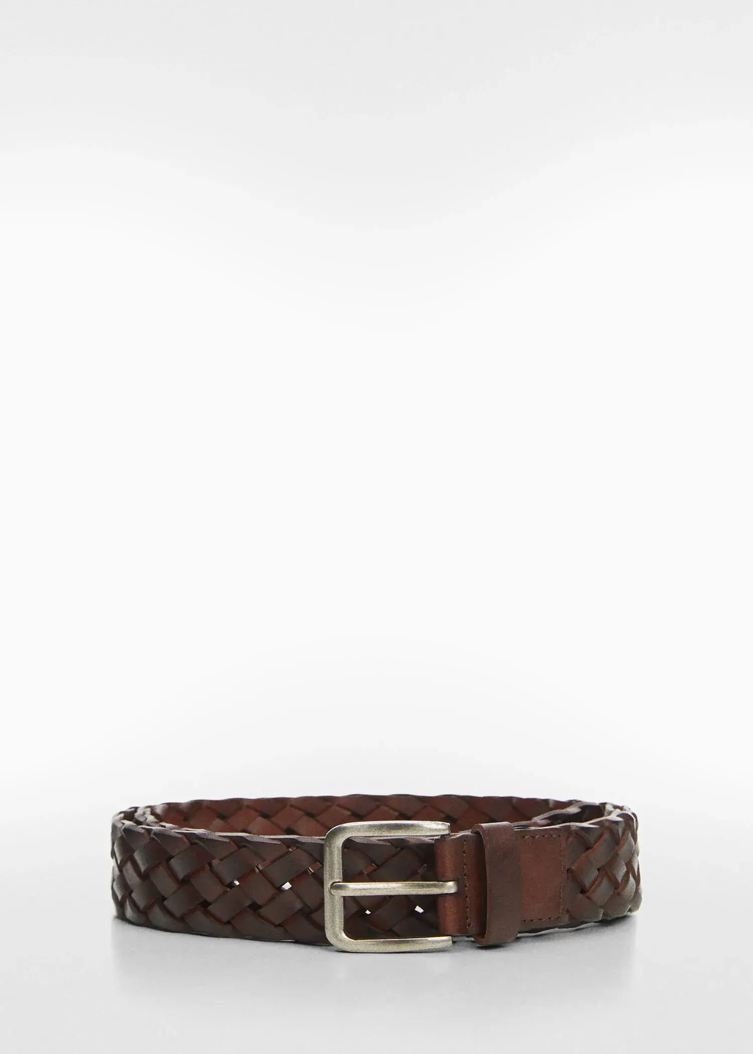Mango Braided leather belt. 2