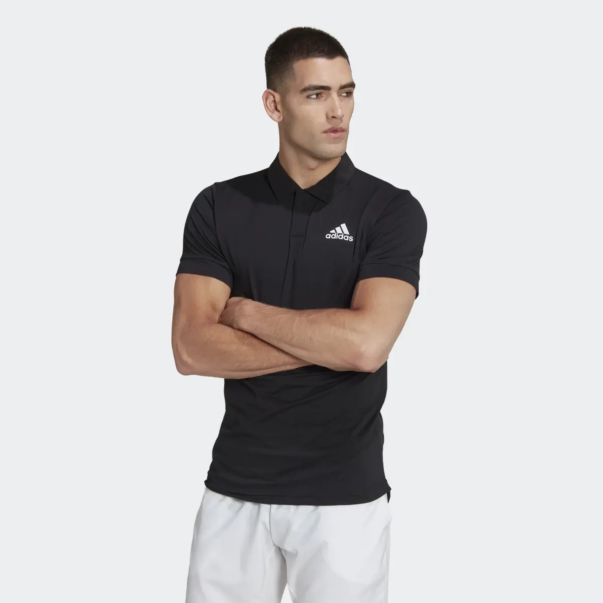 Adidas Tennis New York FreeLift Polo Shirt. 2