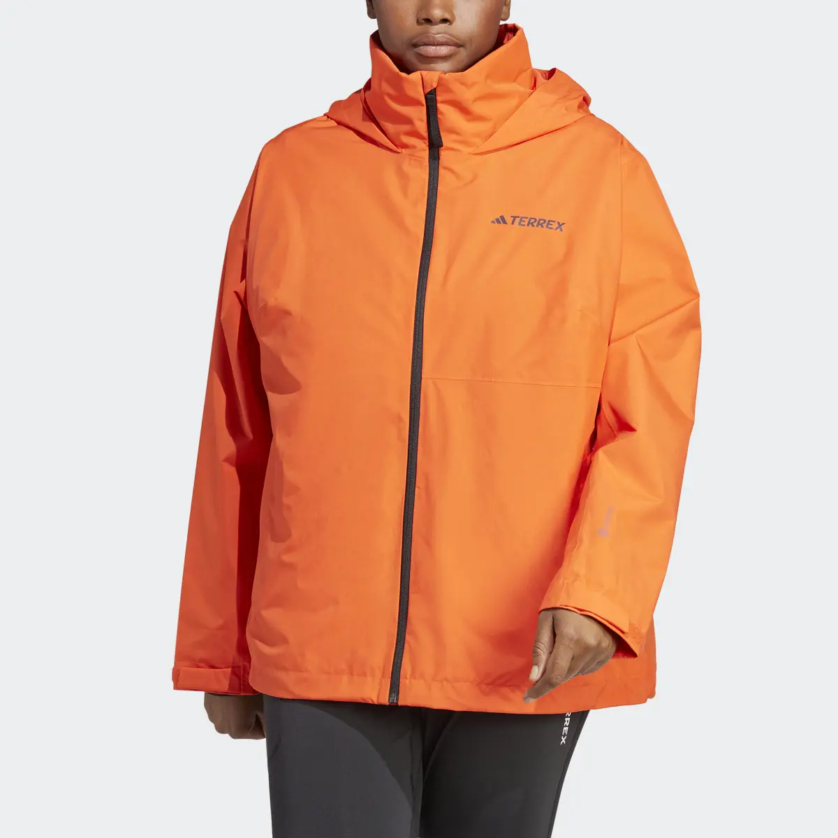 Adidas Terrex Multi RAIN.RDY 2-Layer Rain Jacket (Plus Size). 1