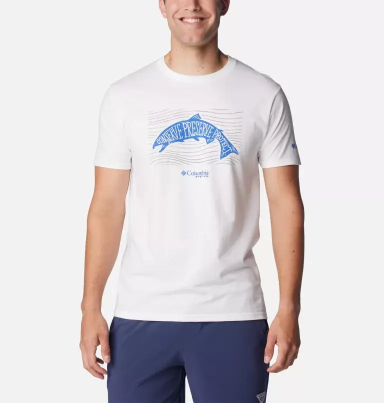 Columbia Men's PFG Upstream Graphic T-Shirt. 1