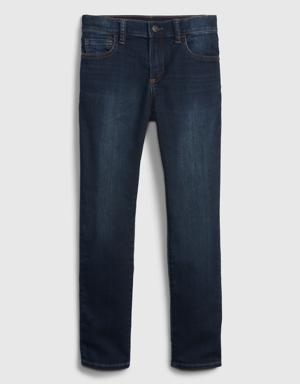 Kids Slim Jeans with Washwell blue