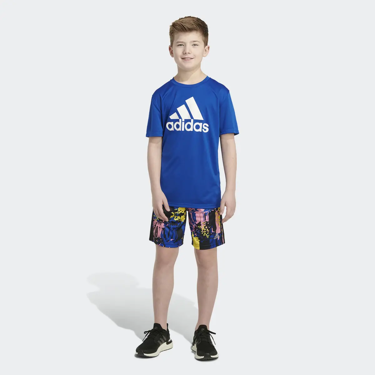 Adidas Back to Nature Allover Print Shorts. 1
