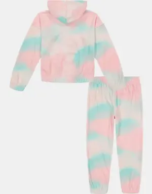 Infant Girls' UA Soft Blur Velour Joggers Set