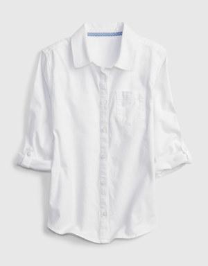 Kids Uniform Top white