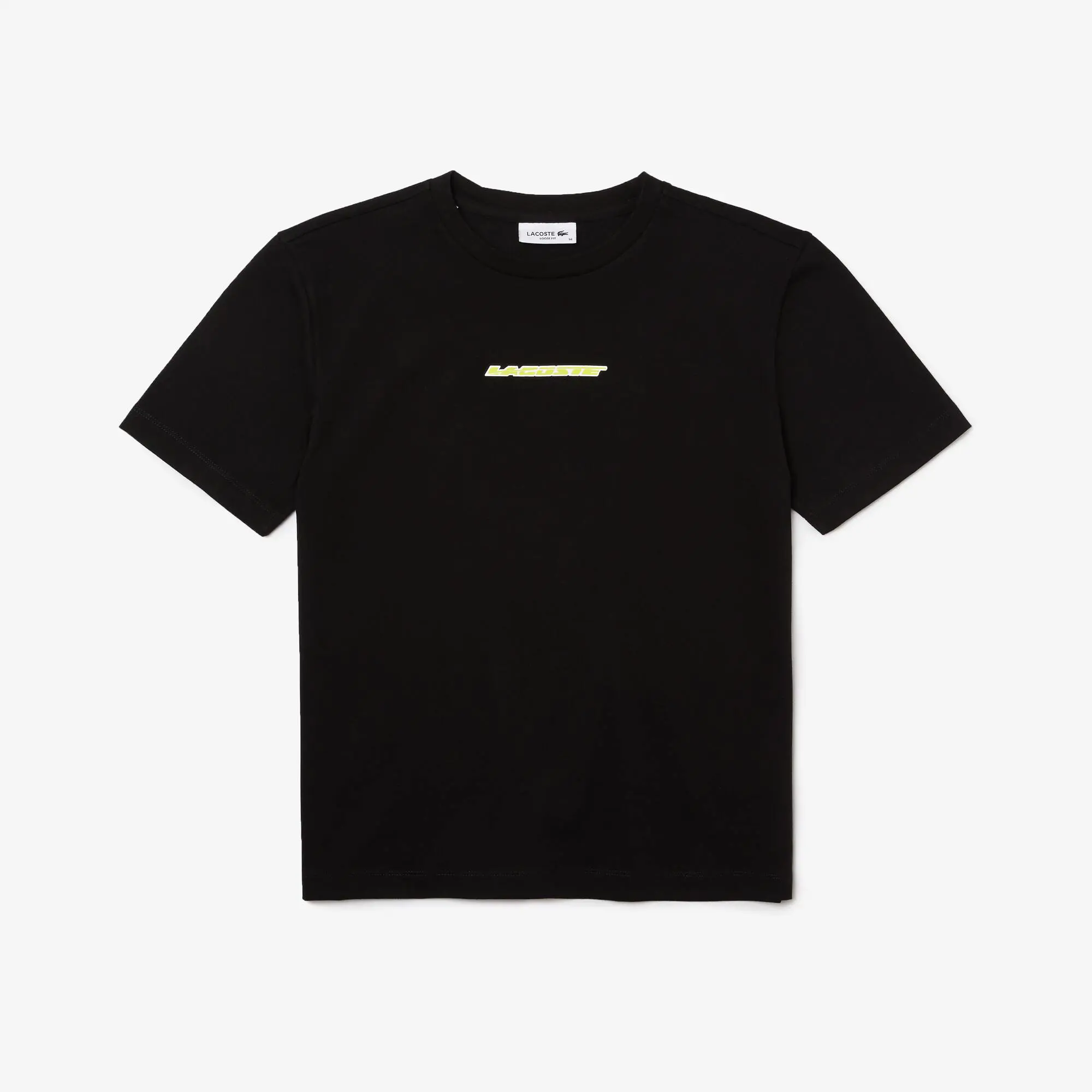 Lacoste Women’s Jersey Contrast Print T-Shirt. 2
