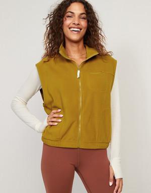 Fleece Full-Zip Vest for Women
