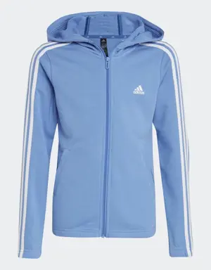 Adidas Veste à capuche entièrement zippée Essentials 3-Stripes
