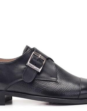 Siyah Tokalı Klasik Erkek Ayakkabı -11801-