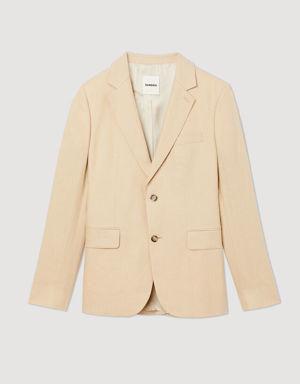 Linen suit jacket