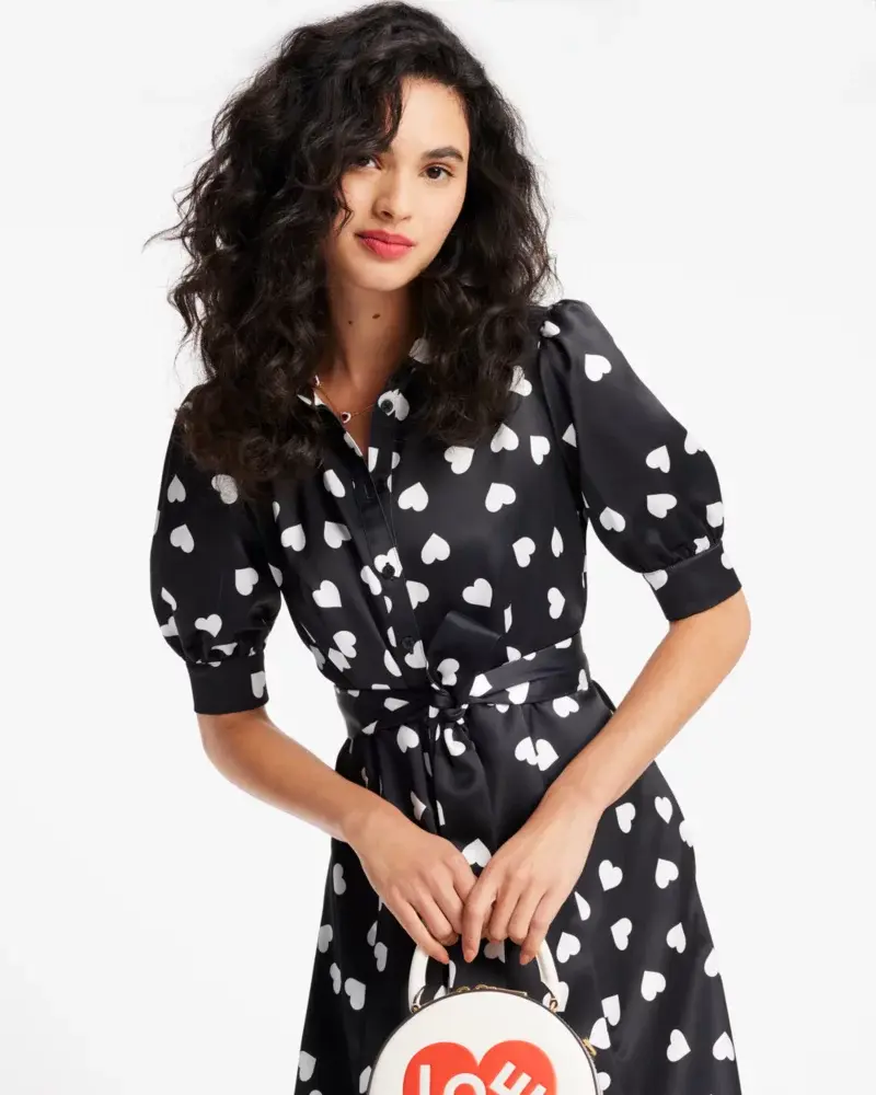 Kate Spade Scattered Hearts Shirtdress. 2