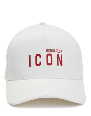 Beyaz Logolu Erkek Şapka
