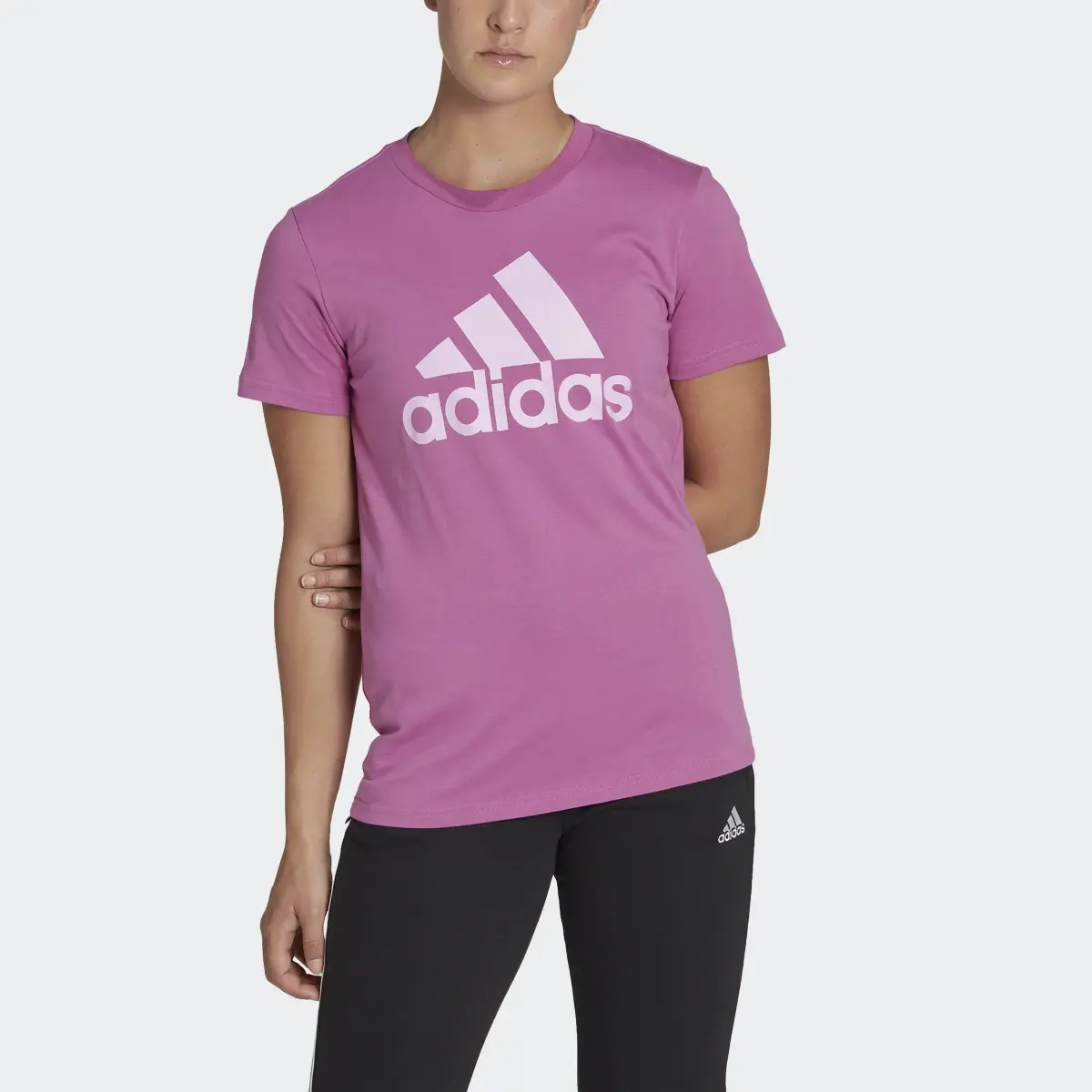 Adidas Essentials Logo T-Shirt. 1