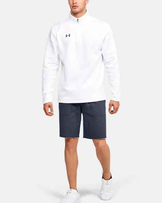 Under Armour Men's UA Hustle Fleece Shorts. 3