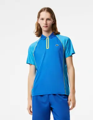 Men’s Lacoste Tennis Recycled Polyester Polo Shirt with Ultra-Dry Technology