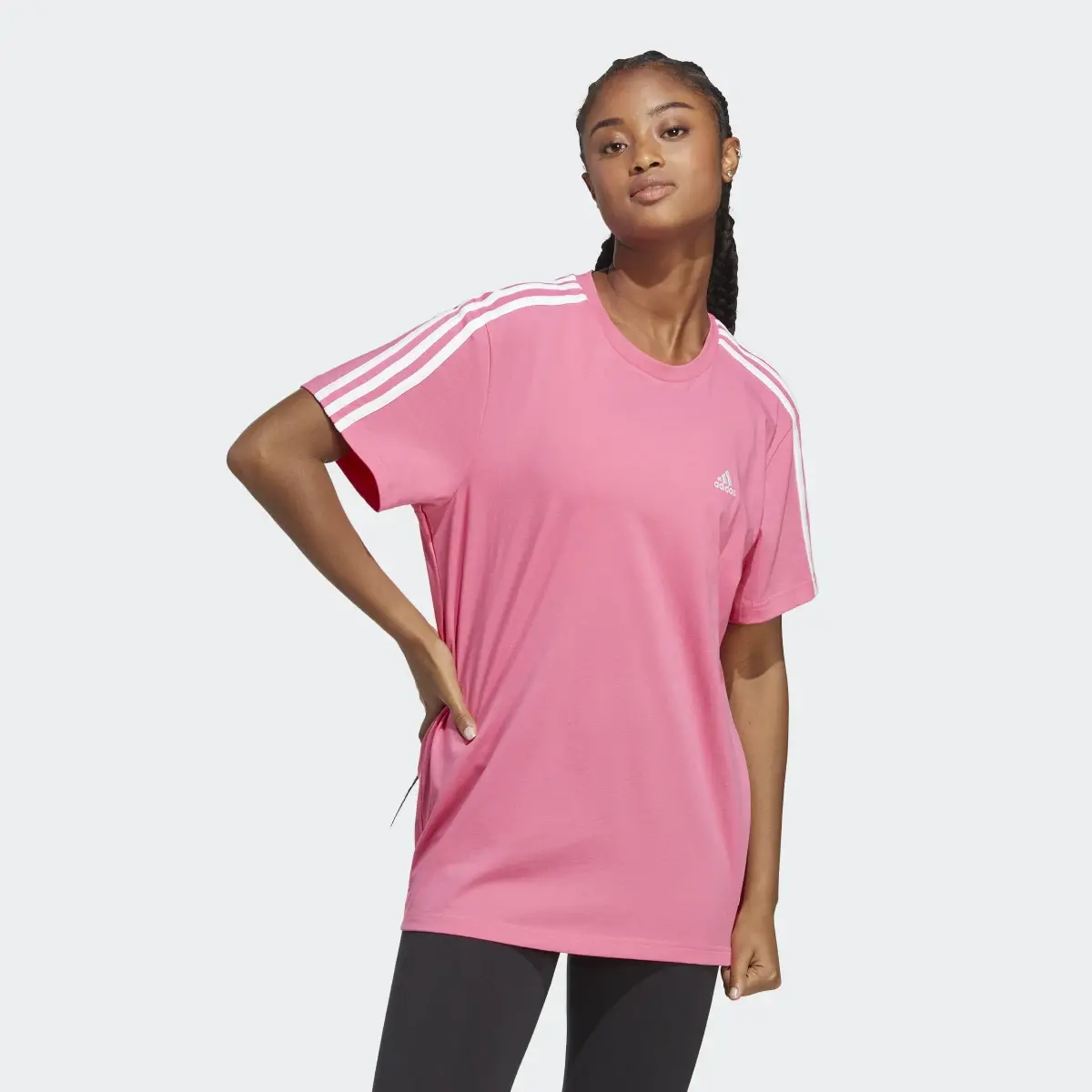 Adidas Essentials 3-Stripes Tee. 2