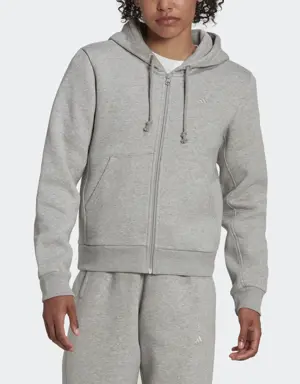 Adidas Veste à capuche entièrement zippée en molleton ALL SZN