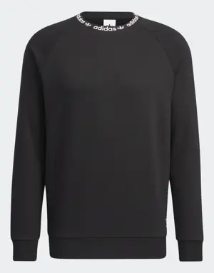 Linear Fleece Crew Sweatshirt