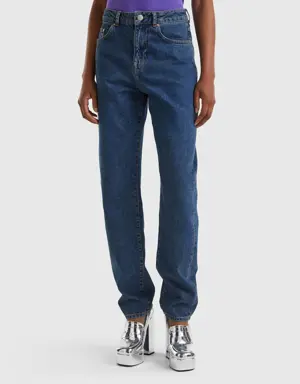 five-pocket dad fit jeans
