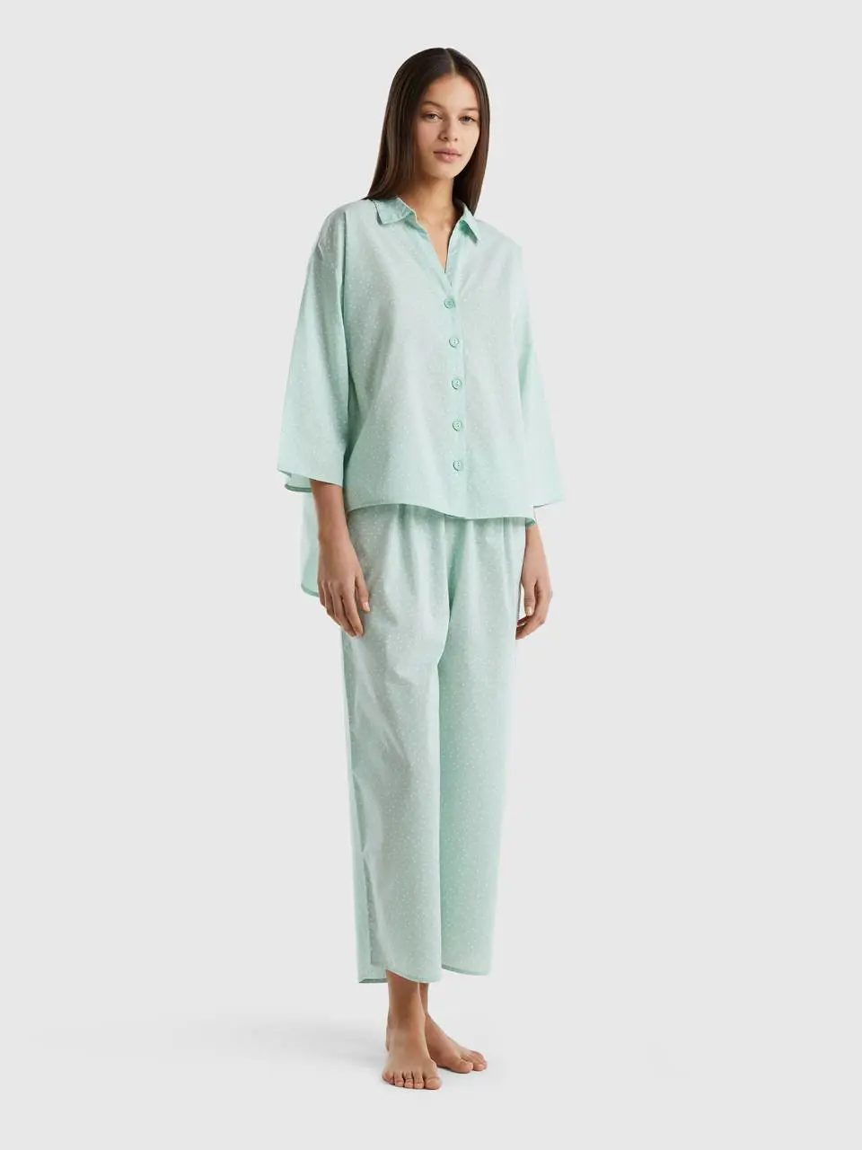 Benetton polka dot pyjamas in cotton. 1
