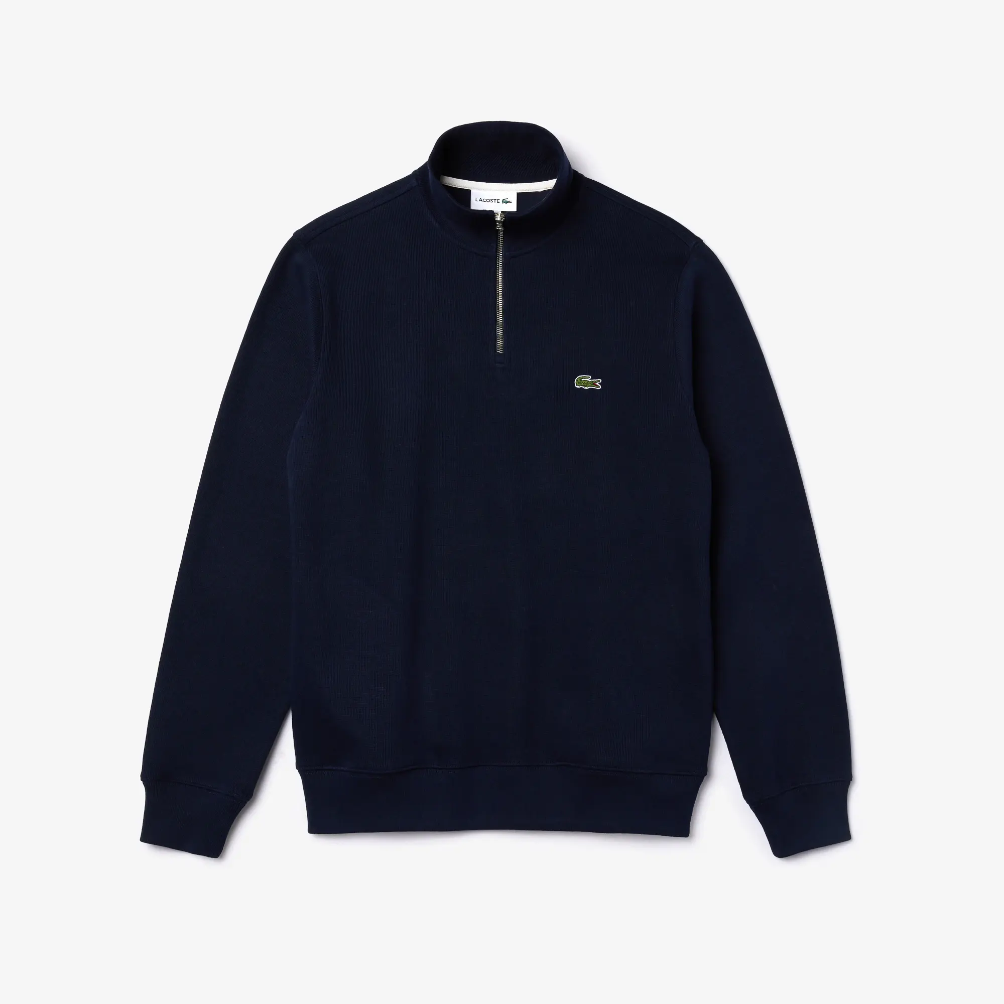 Lacoste Men's Half-Zip Cotton Sweatshirt. 2 Lacoste Men's Half-Zip Cotton Sweatshirt. 2