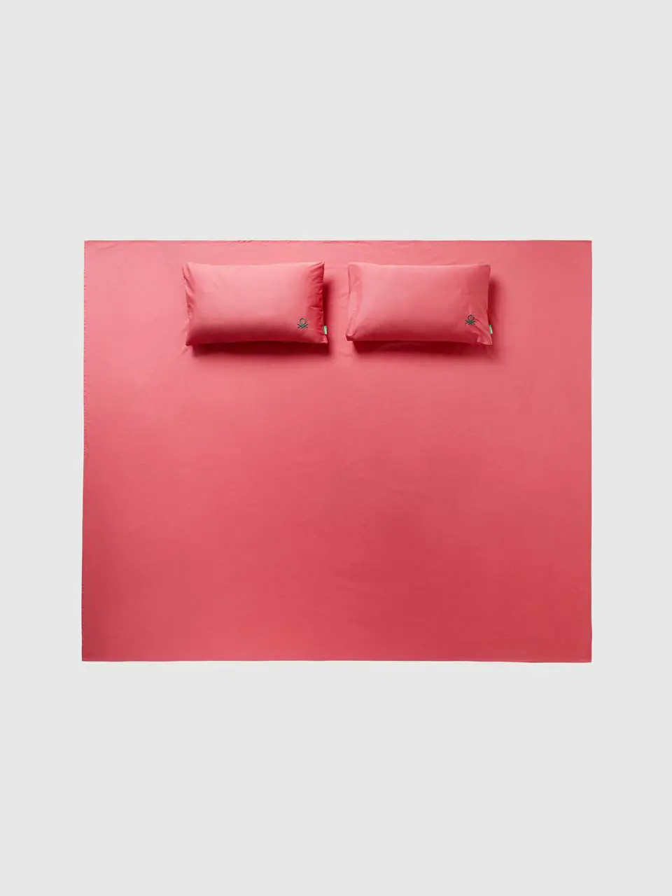 Benetton set of pink double bed sheets. 1