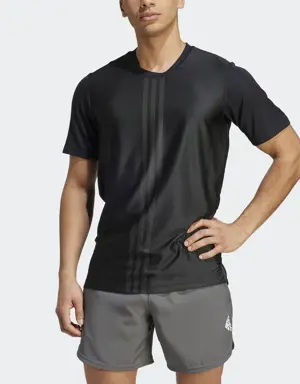 Adidas HIIT Workout 3-Streifen T-Shirt