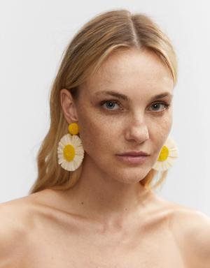 Raffia earrings