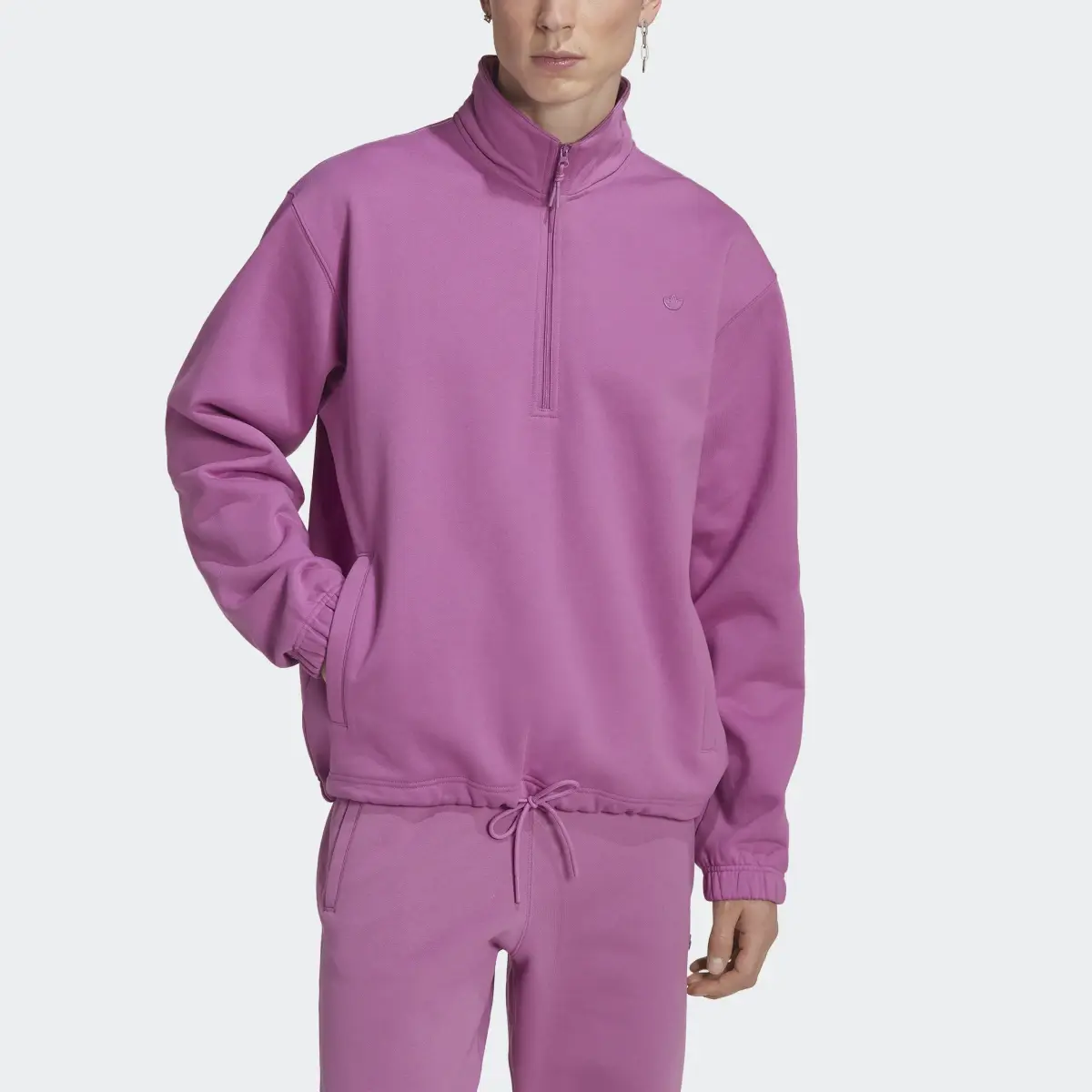 Adidas adicolor Contempo Half-Zip Sweatshirt. 1