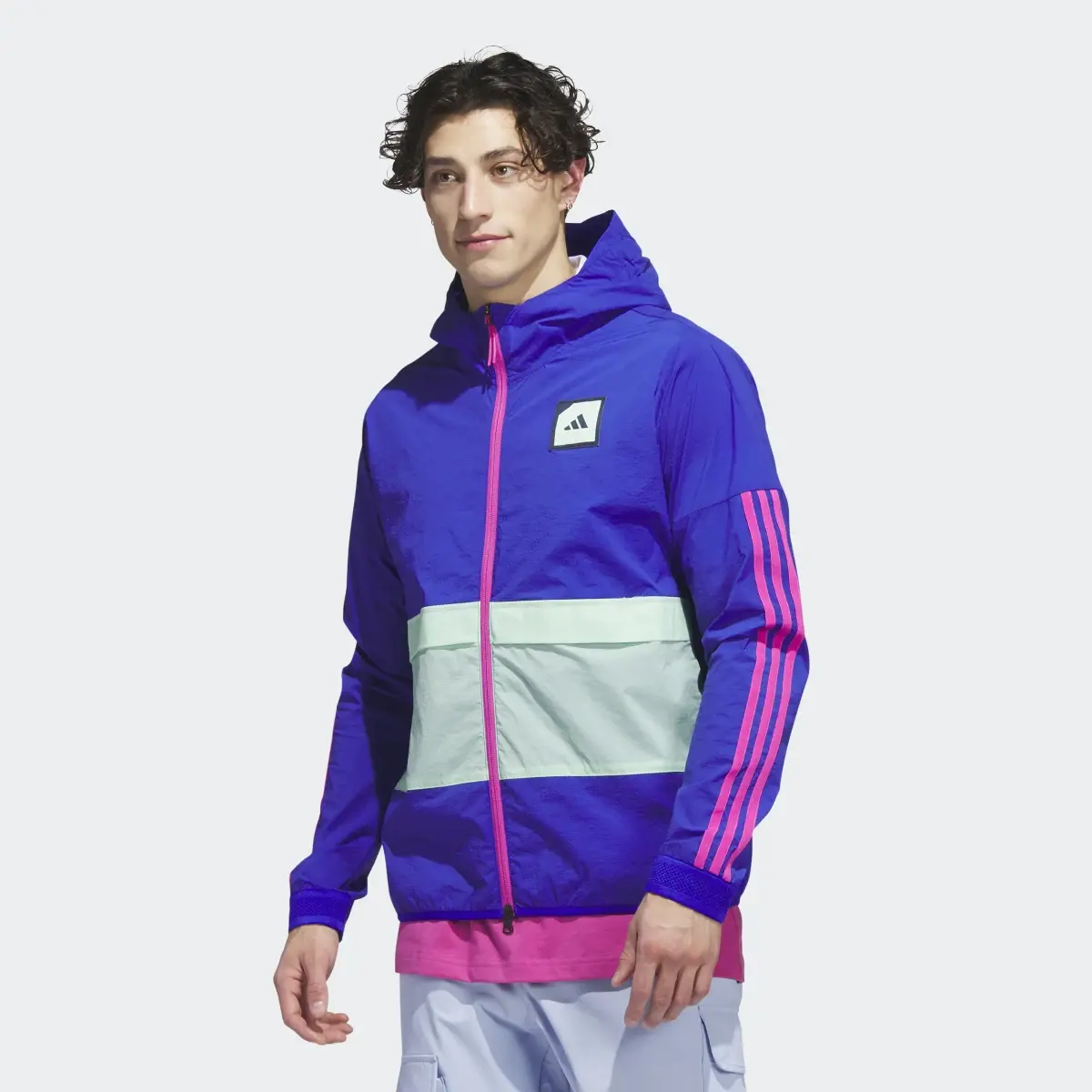 Adidas Men's Adicross X Energy One-Layer Jacket. 2