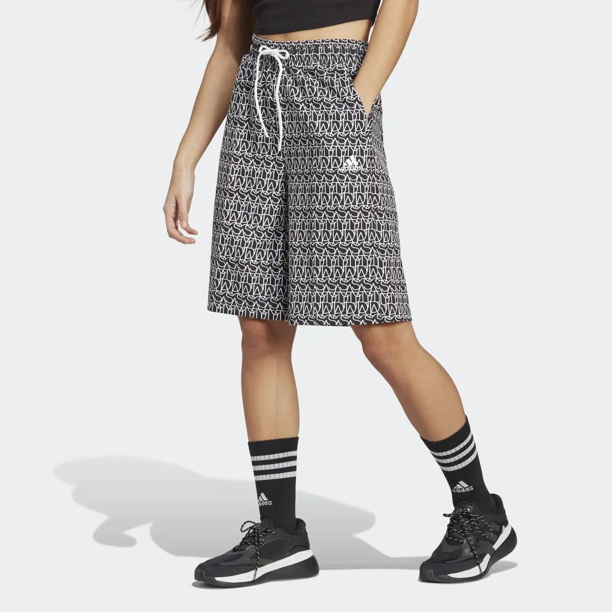 Adidas Jupe-culotte à imprimé intégral adidas. 1