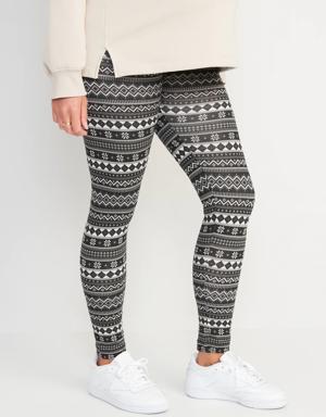 Old Navy Maternity Full Panel Printed Leggings multi