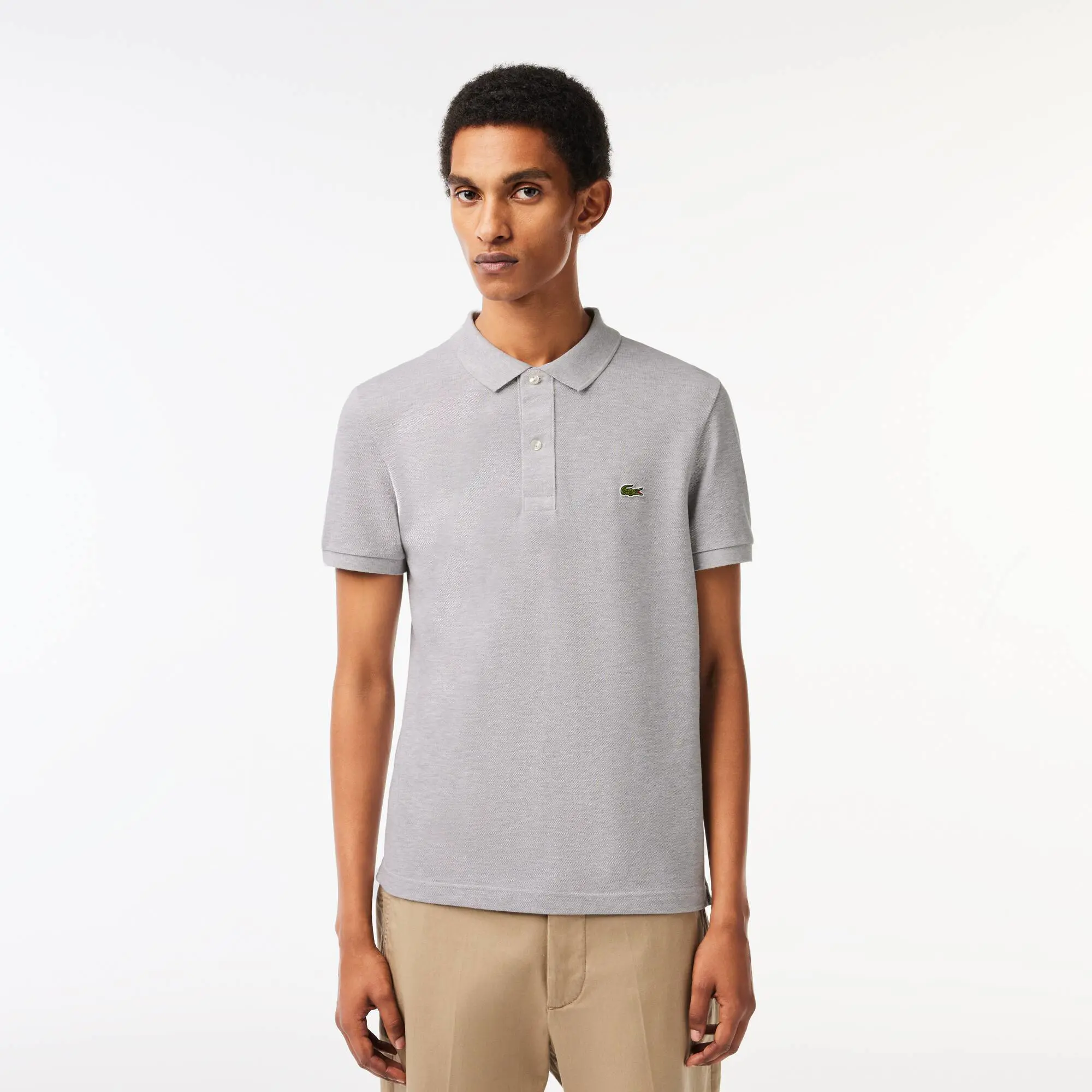 Lacoste Men's Original L.12.12 Slim Fit Petit Piqué Cotton Polo. 1 Lacoste Men's Original L.12.12 Slim Fit Petit Piqué Cotton Polo. 1