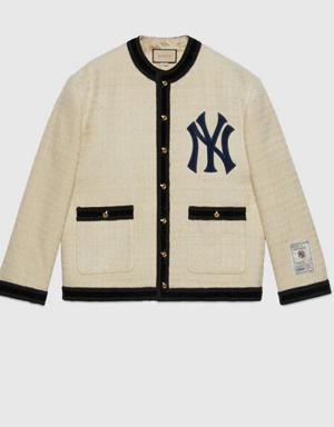Tweed jacket with Yankees™ patch